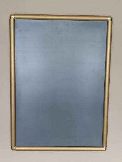 aluminum yellow anodized frame 50x70cm