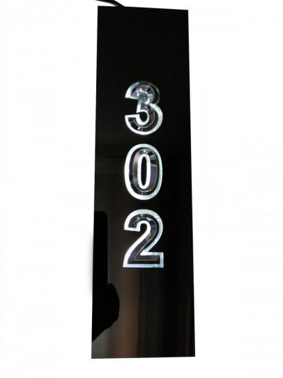 Kapı Numarası Işıklı Model 02 3D